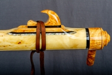 Yellow Cedar Burl Native American Flute, Minor, Bass A-3, #O11B (11)